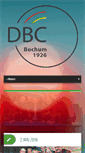 Mobile Screenshot of dbc-bochum.de